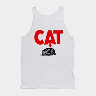 B kliban cat, sleeping cat, funny cat Tank Top